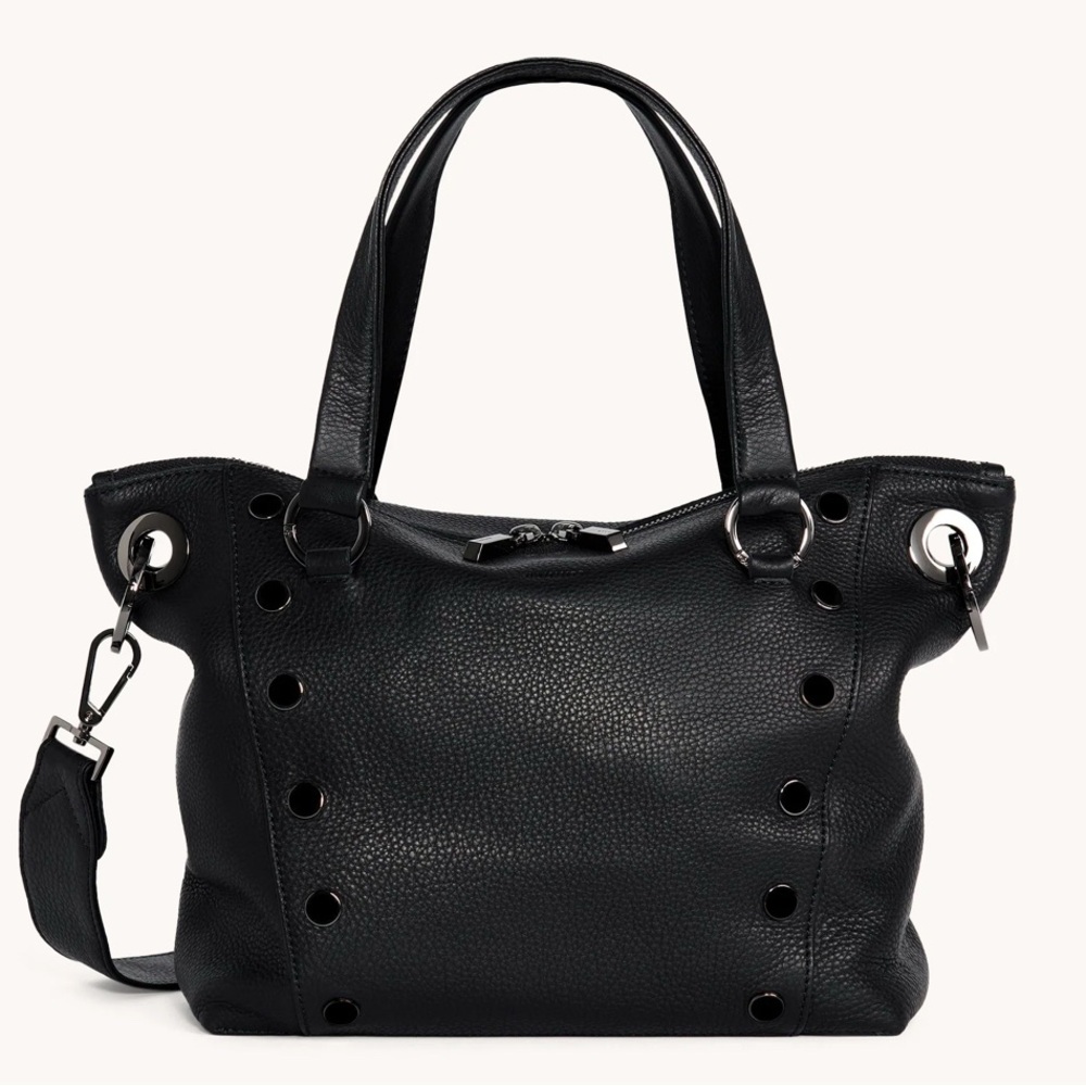 HAMMITT Leather Satchel Bag
DANIEL MED Black/Gunmetal